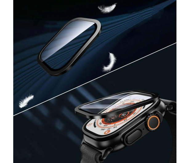 Tech-Protect Glass Ring 2-pack Apple Watch Ultra 1 / 2 / 3 (49 mm)  czarn - 1540819 - zdjęcie 2